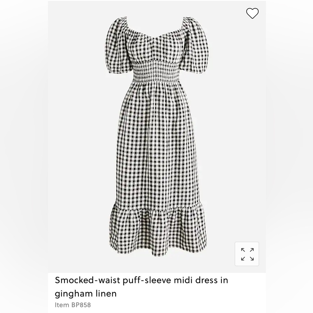 J. crew linen dress